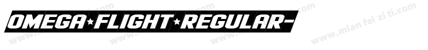 Omega Flight Regular字体转换